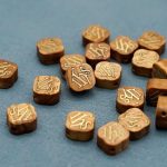 DIY双通-IHS-十字架-黄铜嵌木-橄榄木-1.2cm - 图片 4