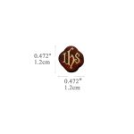 DIY双通-IHS-十字架-黄铜嵌木-紫檀木-1.2cm - 图片 2