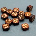 DIY双通-IHS-十字架-黄铜嵌木-紫檀木-1.2cm - 图片 4