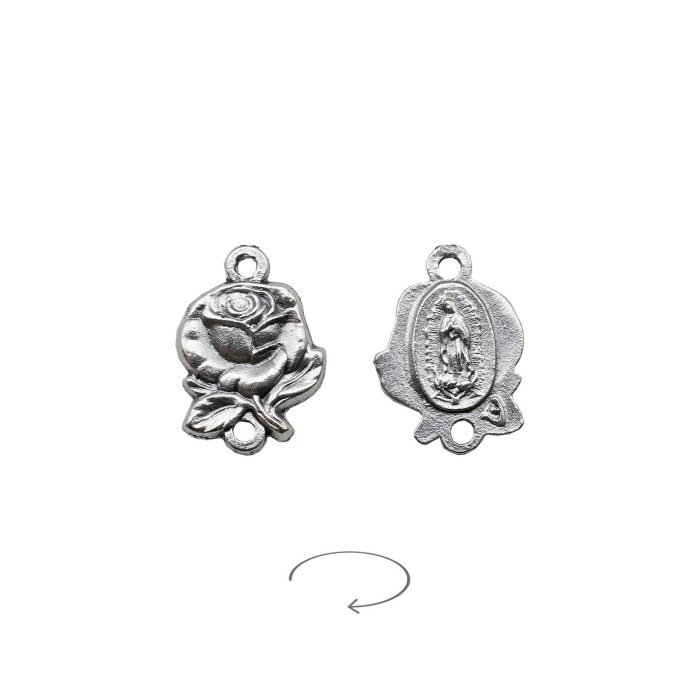 DIY双通-玫瑰花天主经-瓜达卢佩-1.4cm
