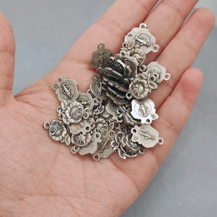 【捡漏】DIY双通-玫瑰花天主经-无染原罪圣母-1.4cm - 图片 3