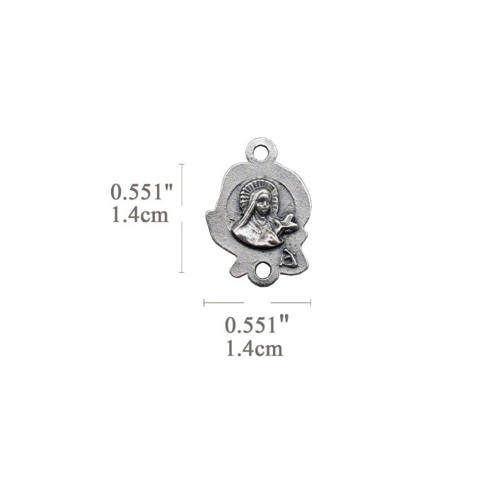 DIY双通-玫瑰花天主经-小德兰-1.4cm - 图片 2