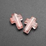 DIY双通-十字架-西瓜红-1.6x1.2cm - 图片 4