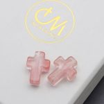 DIY双通-十字架-西瓜红-1.6x1.2cm - 图片 5
