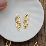 DIY双通-婚约-锌合金-金色-1.0/1.8cm - 图片 4