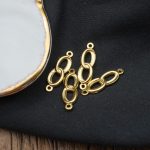 DIY双通-婚约-锌合金-金色-1.0/1.8cm - 图片 5
