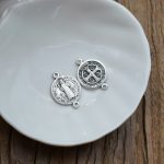 DIY双通-本笃-银色-锌合金-0.95/1.4cm - 图片 3