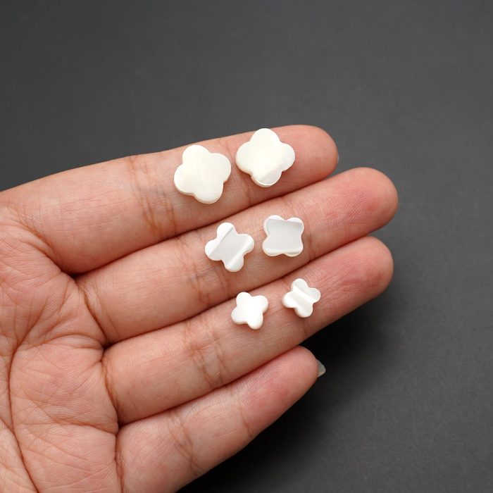 DIY双通-珠母贝十字架-1.2cm / 1cm / 0.8cm-孔径｜0.5mm - 图片 2