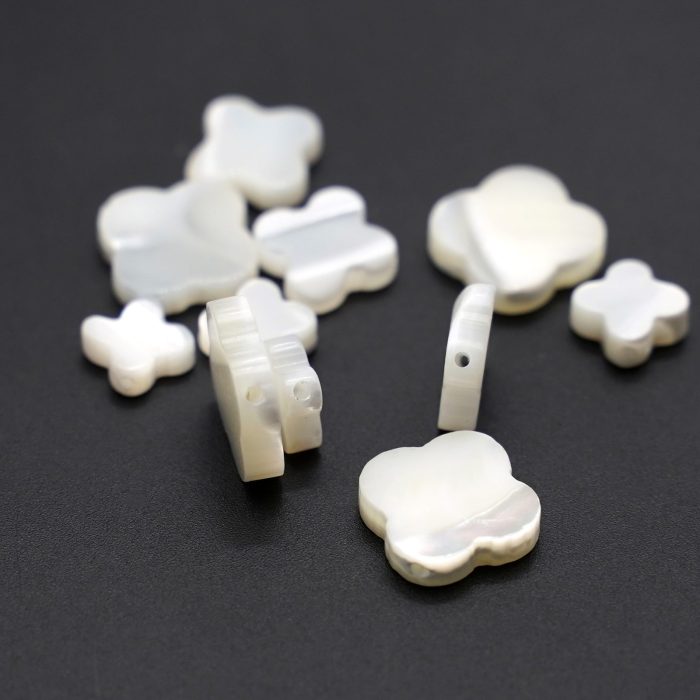 DIY双通-珠母贝十字架-1.2cm / 1cm / 0.8cm-孔径｜0.5mm - 图片 3