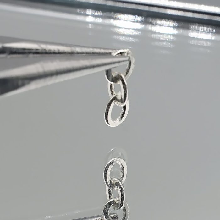 DIY三联圈-银色-意大利进口-0.7mm（约70个） - 图片 4