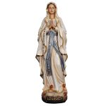 阿尔卑斯木雕-露德圣母（Our Lady of Lourdes）-彩色-多尺寸