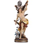 阿尔卑斯木雕-巴斯弟盎（St Sebastian）-彩色-多尺寸