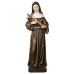 阿尔卑斯木雕-圣妇丽达（St Rita）-彩色-多尺寸