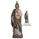阿尔卑斯木雕-圣犹达（Saint Jude）-彩色-多尺寸