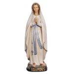 阿尔卑斯木雕-露德圣母现代款（Our Lady of Lourdes modern style）-彩色-多尺寸