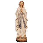 阿尔卑斯木雕-露德圣母新款（Our Lady of Lourdes new）-彩色-多尺寸
