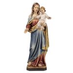 阿尔卑斯木雕-圣母抱耶稣（Madonna with child）-彩色-多尺寸