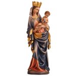 阿尔卑斯木雕-克鲁姆洛夫圣母（Krumauer Madonna）-彩色-多尺寸