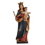阿尔卑斯木雕-圣母进教之佑（Our Lady Help of Christians Regina coeli）-彩色-多尺寸