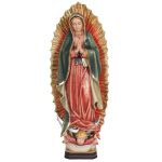 阿尔卑斯木雕-现货-瓜达卢佩圣木（Our Lady of Guadalupe）-彩色-多尺寸