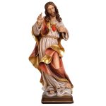 阿尔卑斯木雕-耶稣圣心（Sacred Heart of Jesus）-彩色-多尺寸