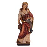 阿尔卑斯木雕-依撒伯尔居家摆件雕像-圣依撒伯尔（St Elizabeth roses and jug）-彩色-多尺寸