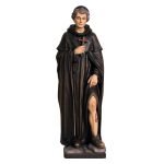 阿尔卑斯木雕-圣贝肋格灵（St Peregrine）-彩色-多尺寸