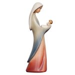 阿尔卑斯木雕-圣母抱耶稣（Our Lady of Protection）-彩色-多尺寸