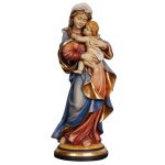阿尔卑斯木雕-拉斐尔圣母（Madonna Raffaelo）-彩色-多尺寸