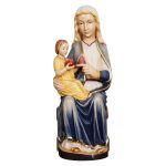 阿尔卑斯木雕-玛利亚采尔坐姿圣母（Our Lady of Mariazell sitting）-彩色-多尺寸