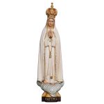 阿尔卑斯木雕-法蒂玛圣母带王冠（Our Lady of Fátima with crown）-彩色-多尺寸