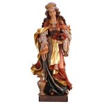 阿尔卑斯木雕-圣伊丽莎白与面包（St Elizabeth with bread）-彩色-多尺寸