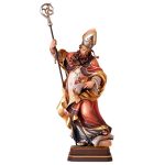 阿尔卑斯木雕-圣尼各老与苹果（St Nicholas with apples）-彩色-多尺寸