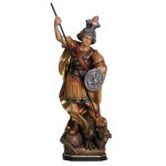 阿尔卑斯木雕-圣乔治（St George）-彩色-多尺寸