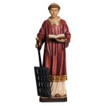 阿尔卑斯木雕-圣老楞佐（St Laurence）-彩色-多尺寸