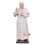 阿尔卑斯木雕-教宗方济各（Pope Francis）-彩色-多尺寸