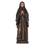 阿尔卑斯木雕-圣弗朗西斯卡·沙勿略·卡布里尼（St Francesca Xavier Cabrini）-彩色-多尺寸