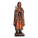 阿尔卑斯木雕-圣卡特里·特卡维塔（St Kateri Tekakwitha）-彩色-多尺寸