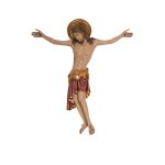 阿尔卑斯木雕-契马布埃基督（Corpus Cimabue）-彩色-多尺寸