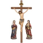 阿尔卑斯木雕-锡耶纳受难组（Crucifixion group Siena）-彩色-多尺寸