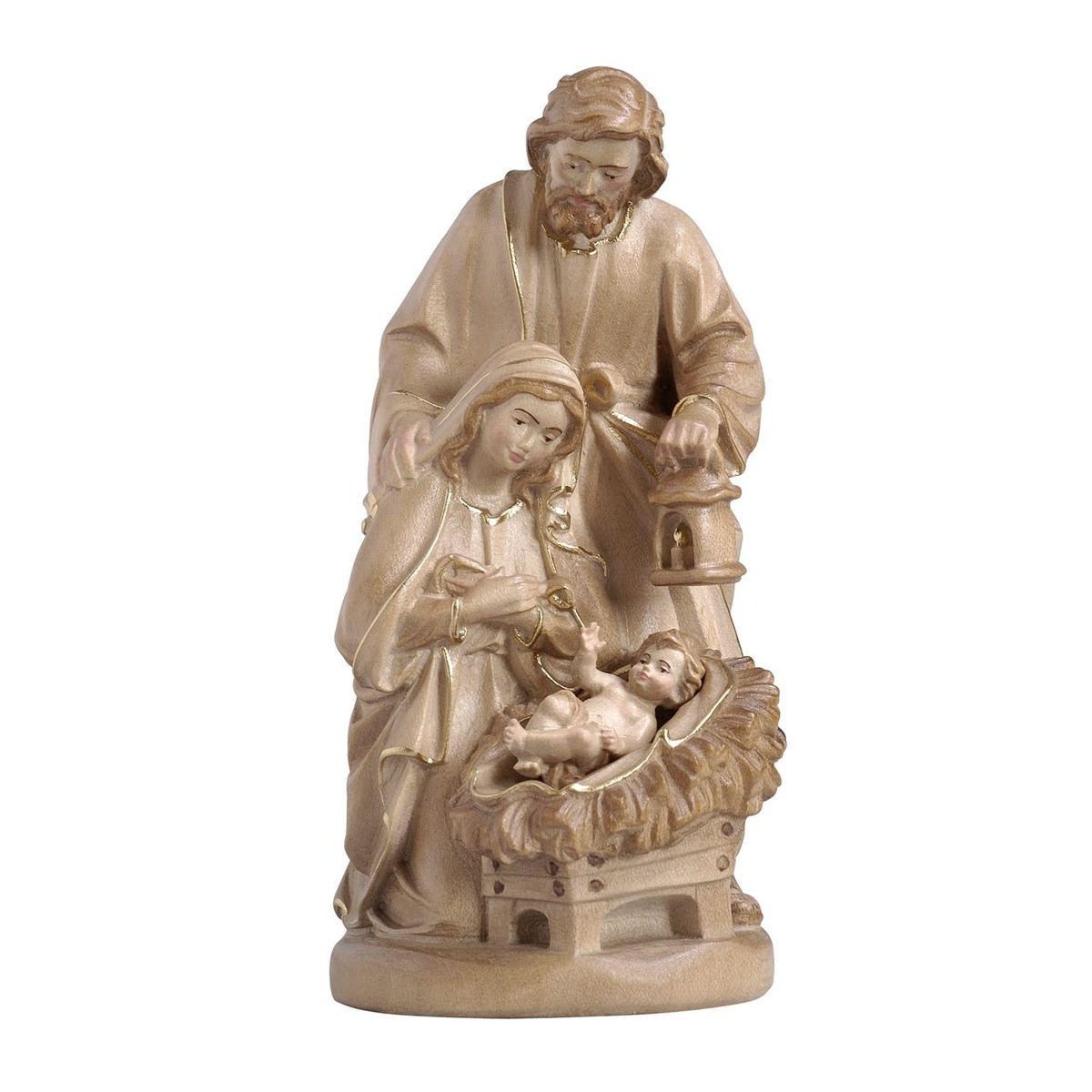 IC02STA295C 阿尔卑斯木雕-圣夜马槽(Holy Night Nativity)-彩色-多尺寸 - 图片 1
