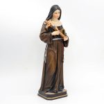 【现货】阿尔卑斯木雕-圣妇丽达（St Rita）-彩色-22cm - 图片 13