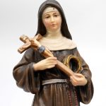 【现货】阿尔卑斯木雕-圣妇丽达（St Rita）-彩色-22cm - 图片 8