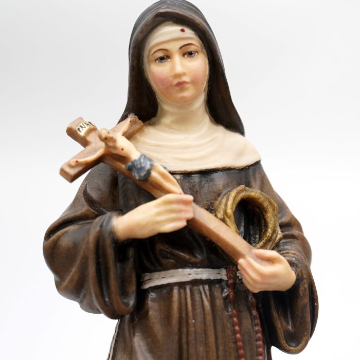 【现货】阿尔卑斯木雕-圣妇丽达（St Rita）-彩色-22cm - 图片 8