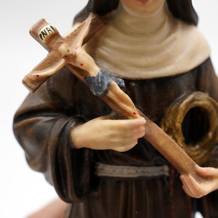【现货】阿尔卑斯木雕-圣妇丽达（St Rita）-彩色-22cm - 图片 7