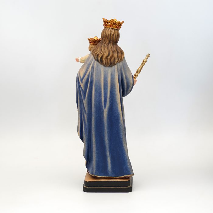 【现货】阿尔卑斯木雕-圣母进教之佑（Our Lady Help of Christians Regina coeli）-彩色-20cm - 图片 3