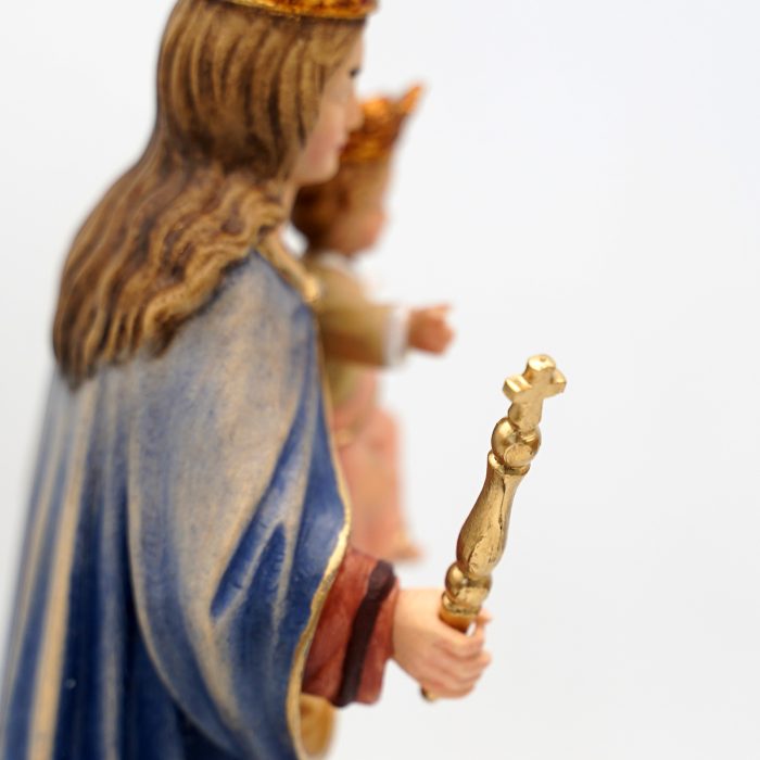 【现货】阿尔卑斯木雕-圣母进教之佑（Our Lady Help of Christians Regina coeli）-彩色-20cm - 图片 6