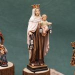 【现货】阿尔卑斯木雕-加尔默罗圣母（Our Lady of Mount Carmel）-彩色-21cm - 图片 6
