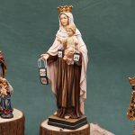 【现货】阿尔卑斯木雕-加尔默罗圣母（Our Lady of Mount Carmel）-彩色-21cm - 图片 5