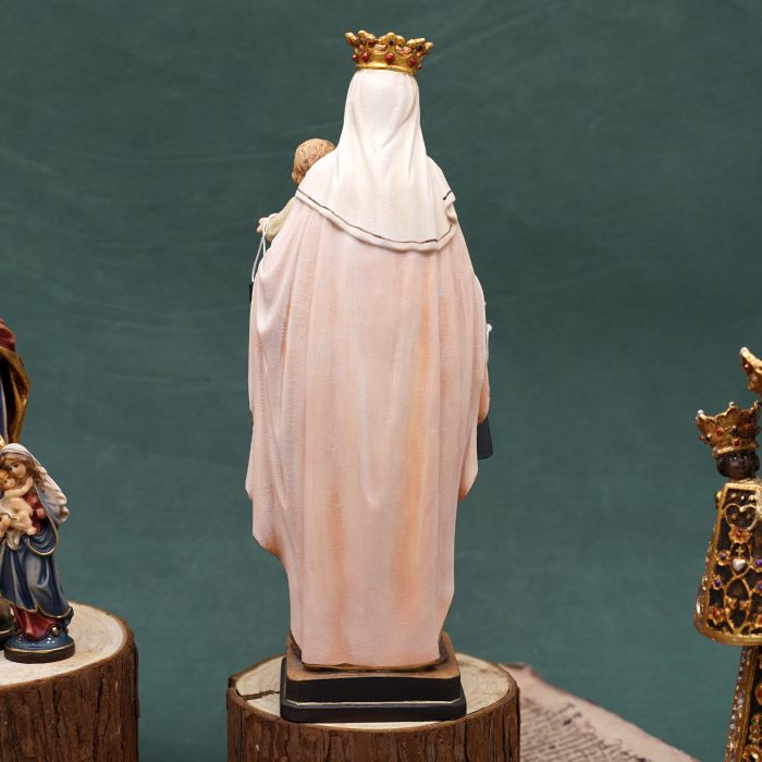 【现货】阿尔卑斯木雕-加尔默罗圣母（Our Lady of Mount Carmel）-彩色-21cm - 图片 4